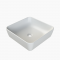 Επικαθήμενος Νιπτήρας Πορσελάνης 46x46cm Cerastyle One IV 076000-97 Λευκό Ματ